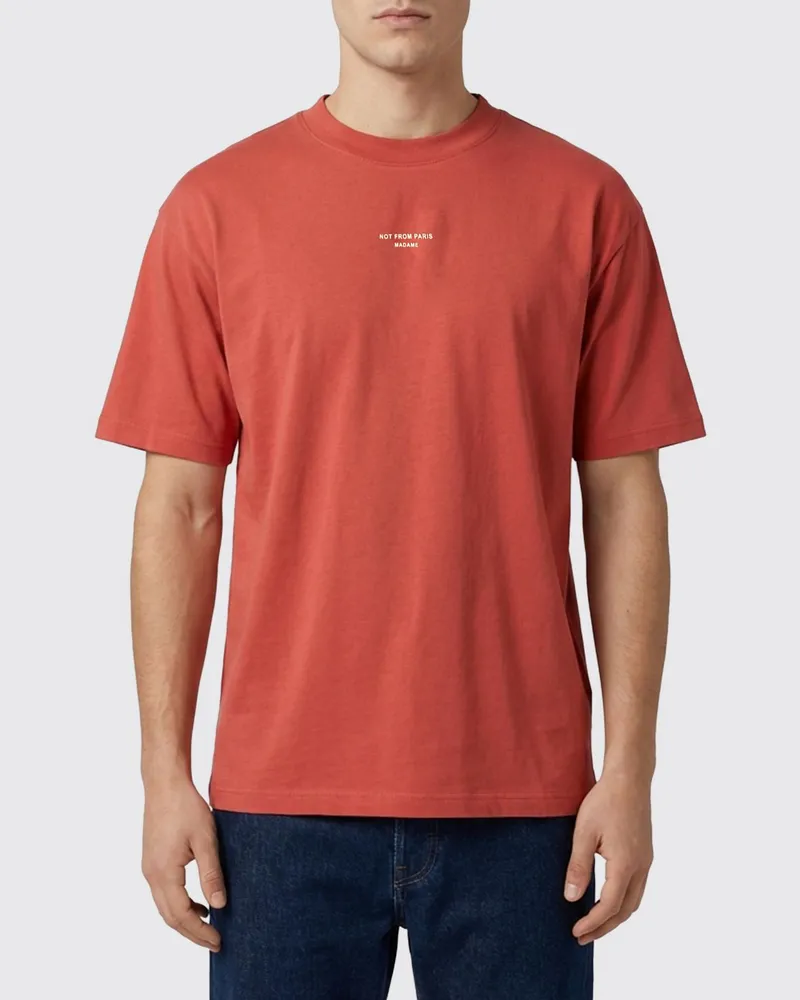 Drôle de Monsieur T-shirt herren Rot