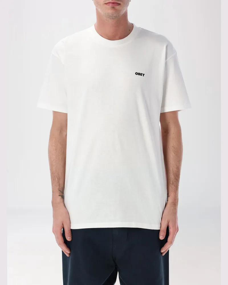 Obey T-shirt herren Weiß