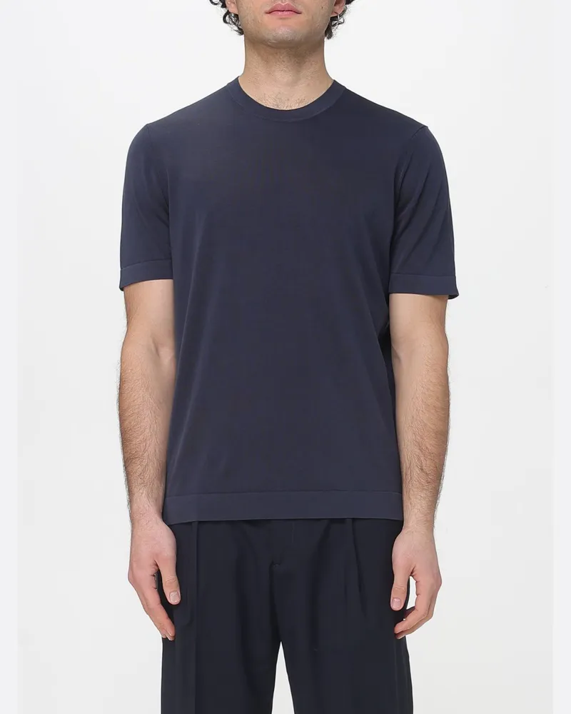 Drumohr  T-shirt herren Blau