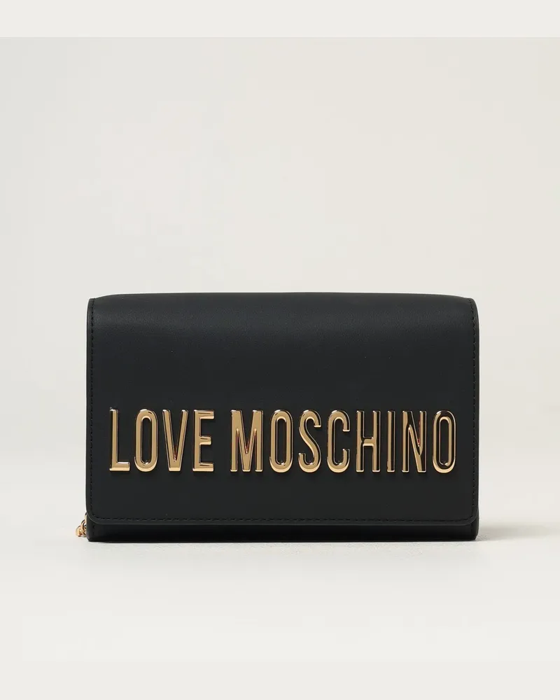 Moschino Schultertasche damen Schwarz