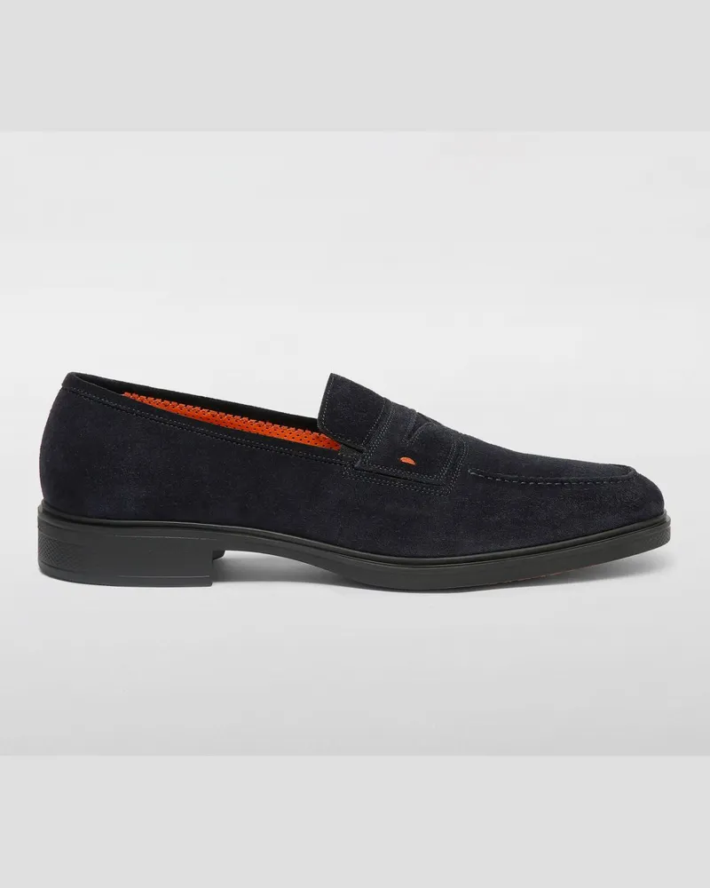 Santoni Mokassins herren Blau