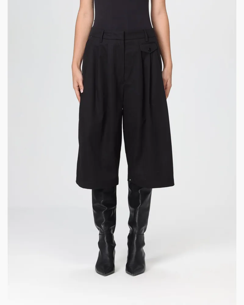 tibi Hose damen Schwarz