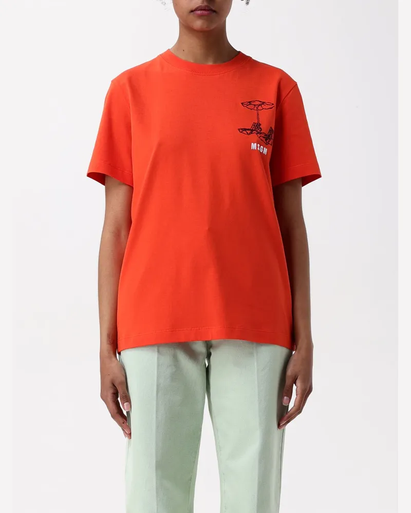 MSGM T-shirt damen Rot