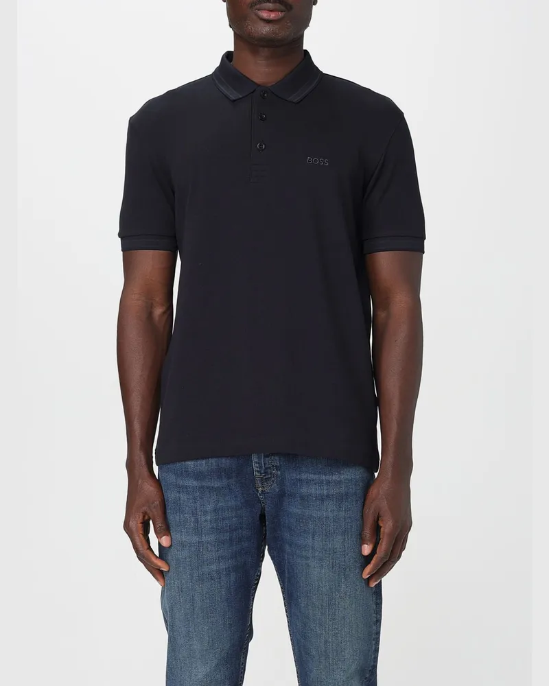 HUGO BOSS Polo herren Blau