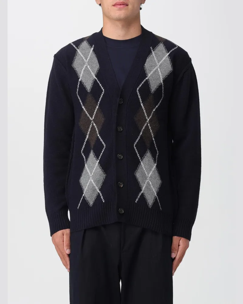 Paolo Pecora Milano Pullover herren Blau