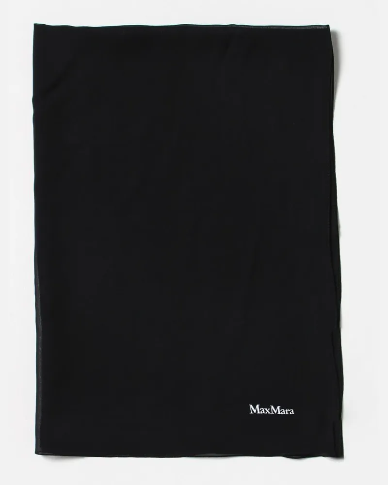 Max Mara Seidentuch damen Schwarz