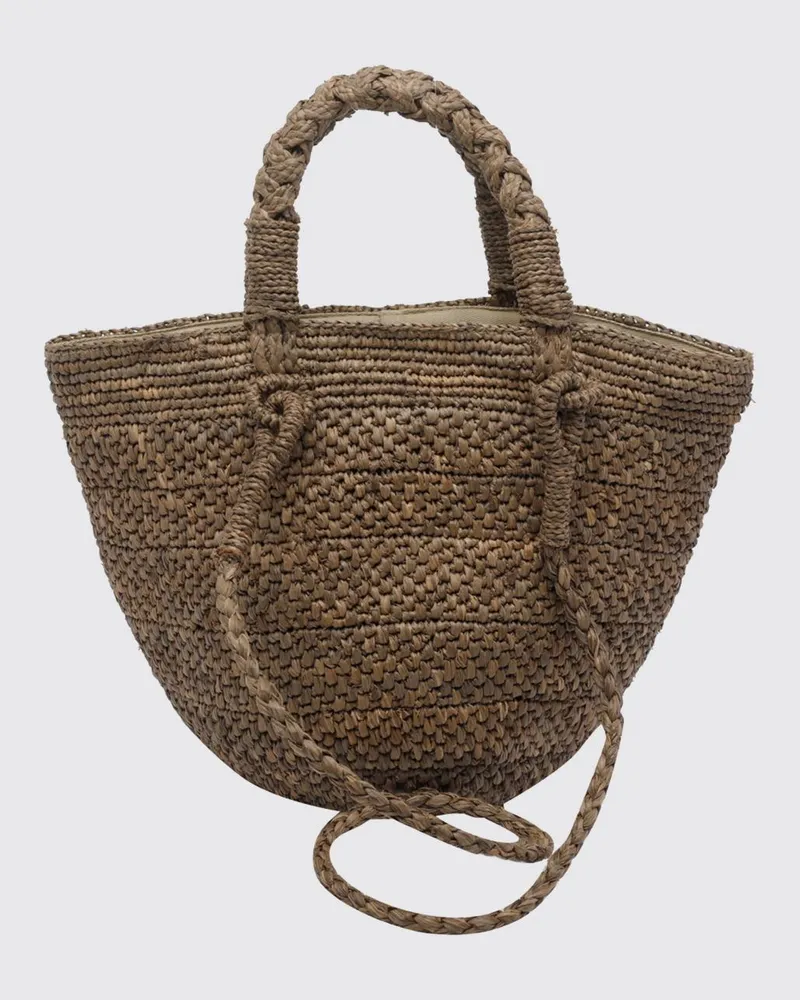 IBELIV Bast-Eimertasche Arona Braun