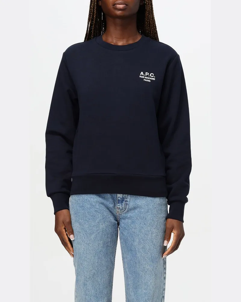 A.P.C. Sweatshirt damen Blau