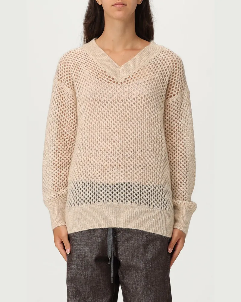 Brunello Cucinelli Strickjacke damen Yellow