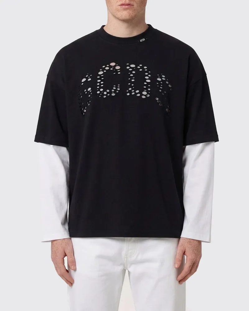 GCDS T-shirt herren Schwarz