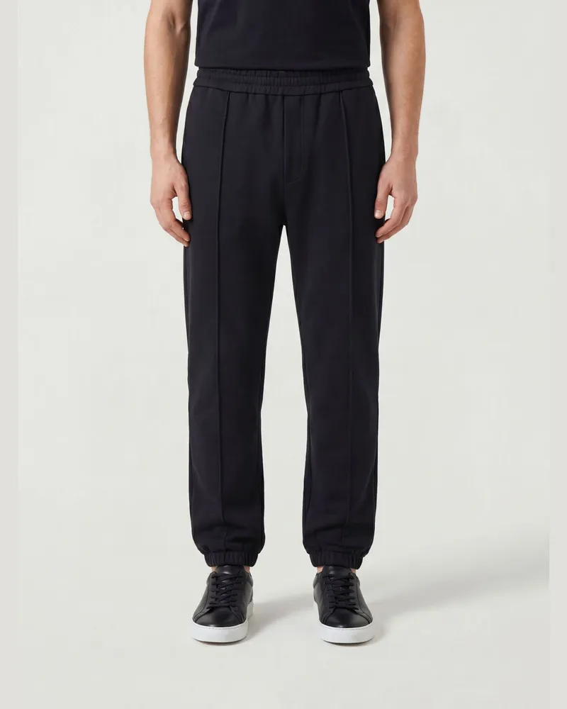 Valentino Garavani Jogginghose aus Baumwollmischung mit VLogo Signature-Detail Schwarz