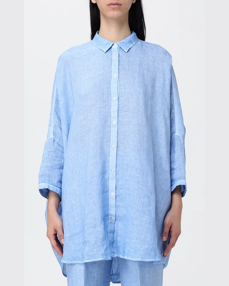 120% Lino Basic Leinenhemd Avion
