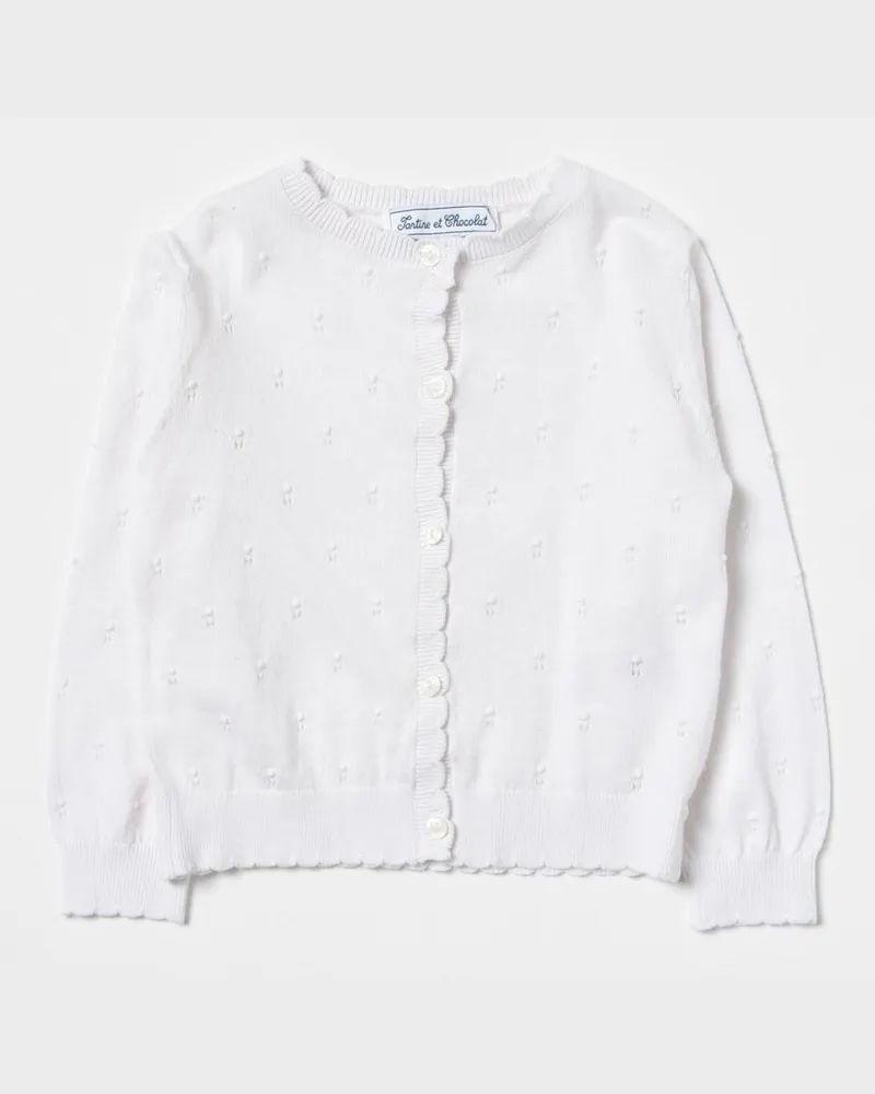 Tartine et Chocolat Pullover kinder Weiß