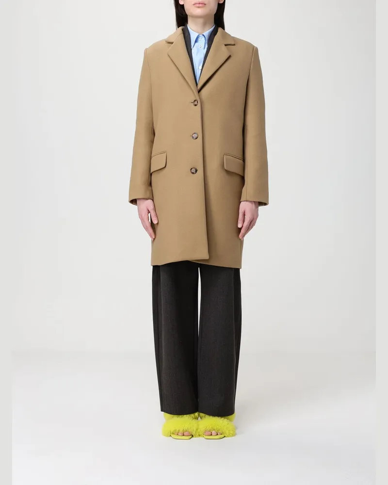 Moschino Mantel damen Camel