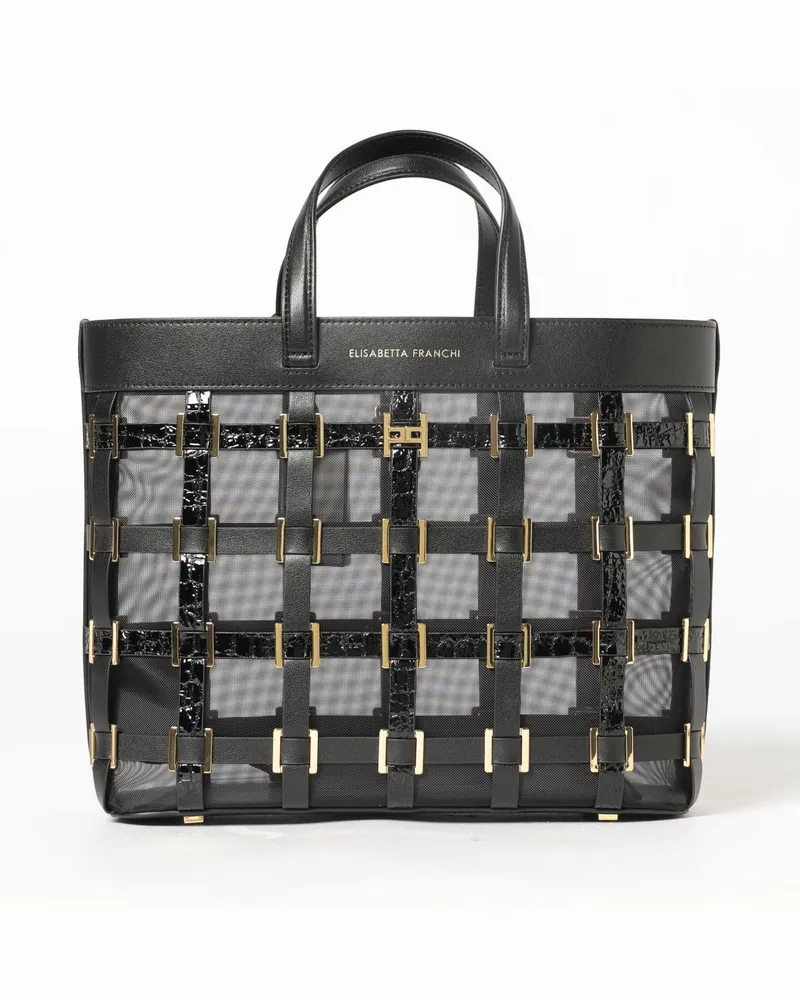 Elisabetta Franchi Schultertasche damen Schwarz