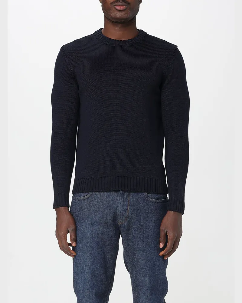 Zanone Sweatshirt herren Blau