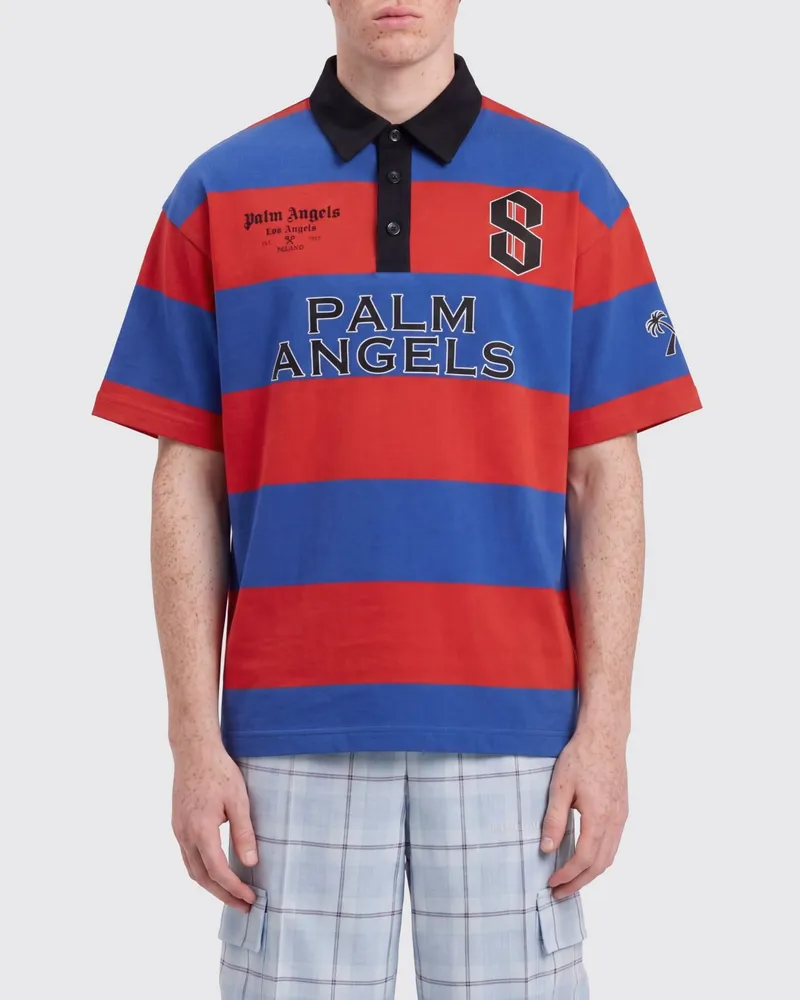 Palm Angels Polo herren Rot
