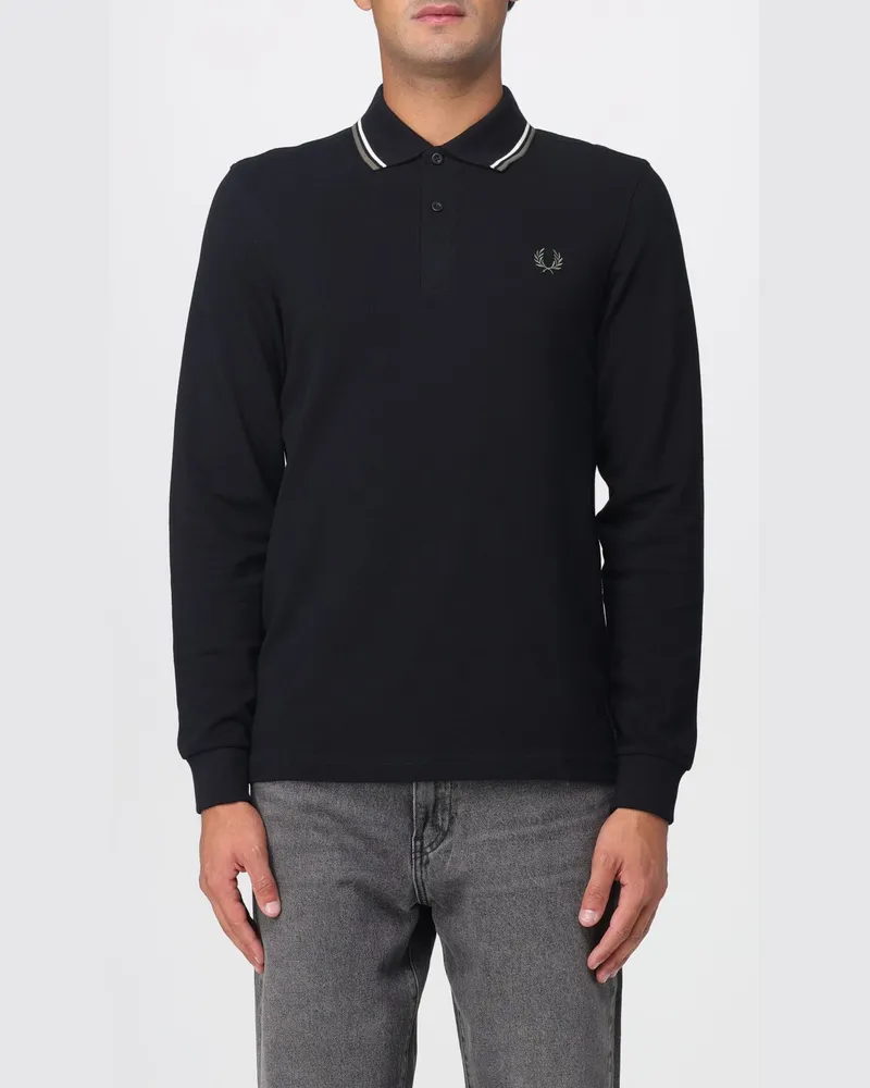 Fred Perry Polo herren Schwarz