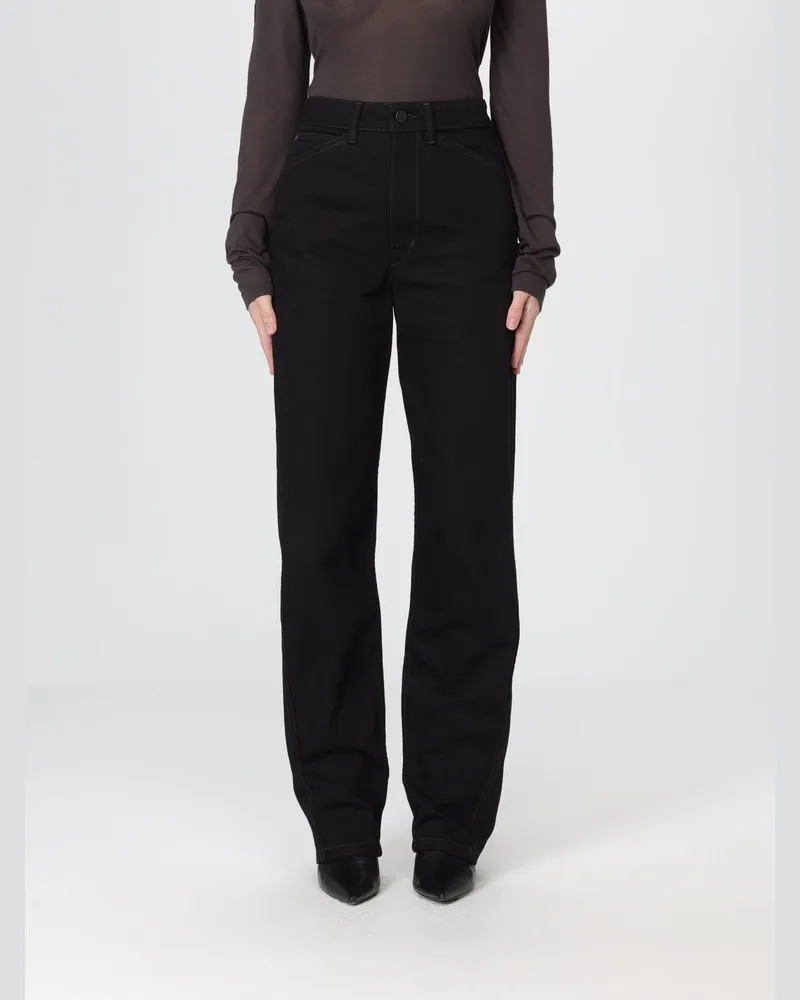 Christophe Lemaire Hose damen Schwarz