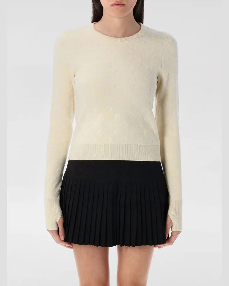 Marine Serre Pullover damen Beige