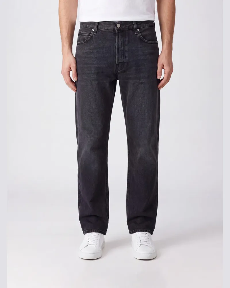 Haikure Blake Jeans mit geradem Bein aus schwarzem Baumwolldenim Schwarz