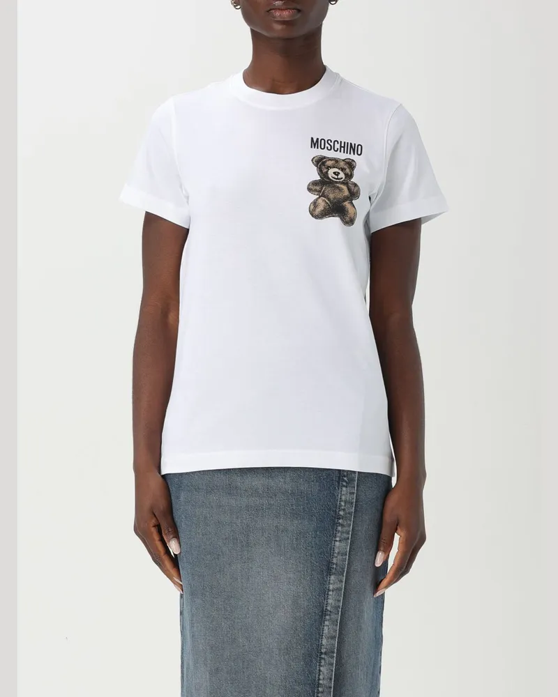 Moschino T-shirt damen Weiß