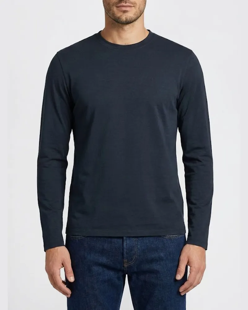 Zanone T-shirt herren Blau