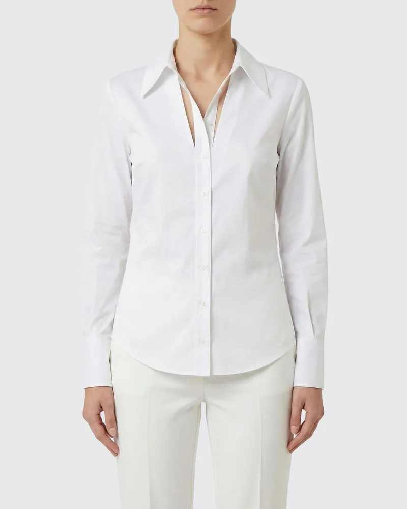 Elisabetta Franchi Hemdbluse damen Weiß