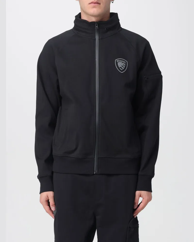 Blauer Sweatshirt herren Schwarz