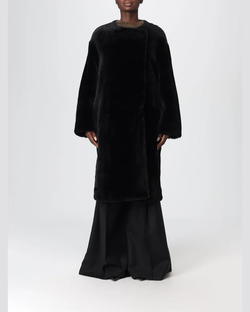 Totême Mantel damen Schwarz