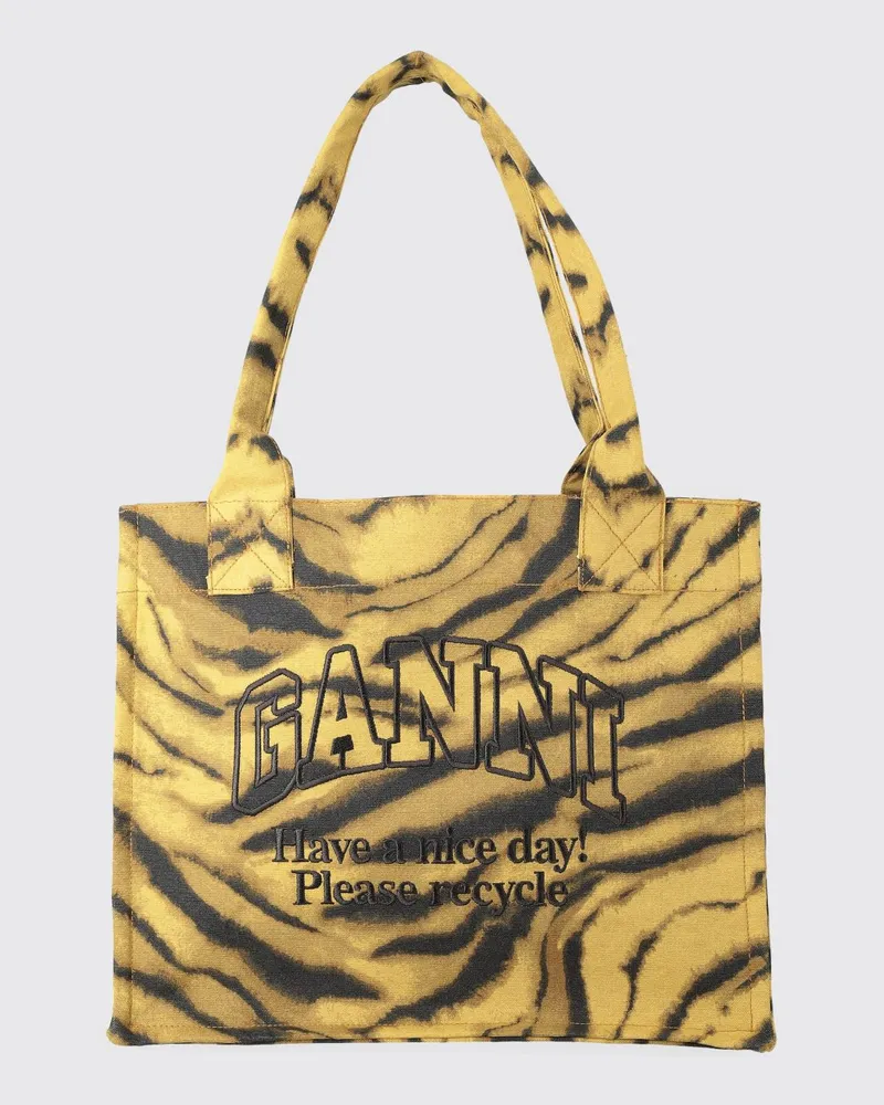 Ganni Schultertasche damen Braun