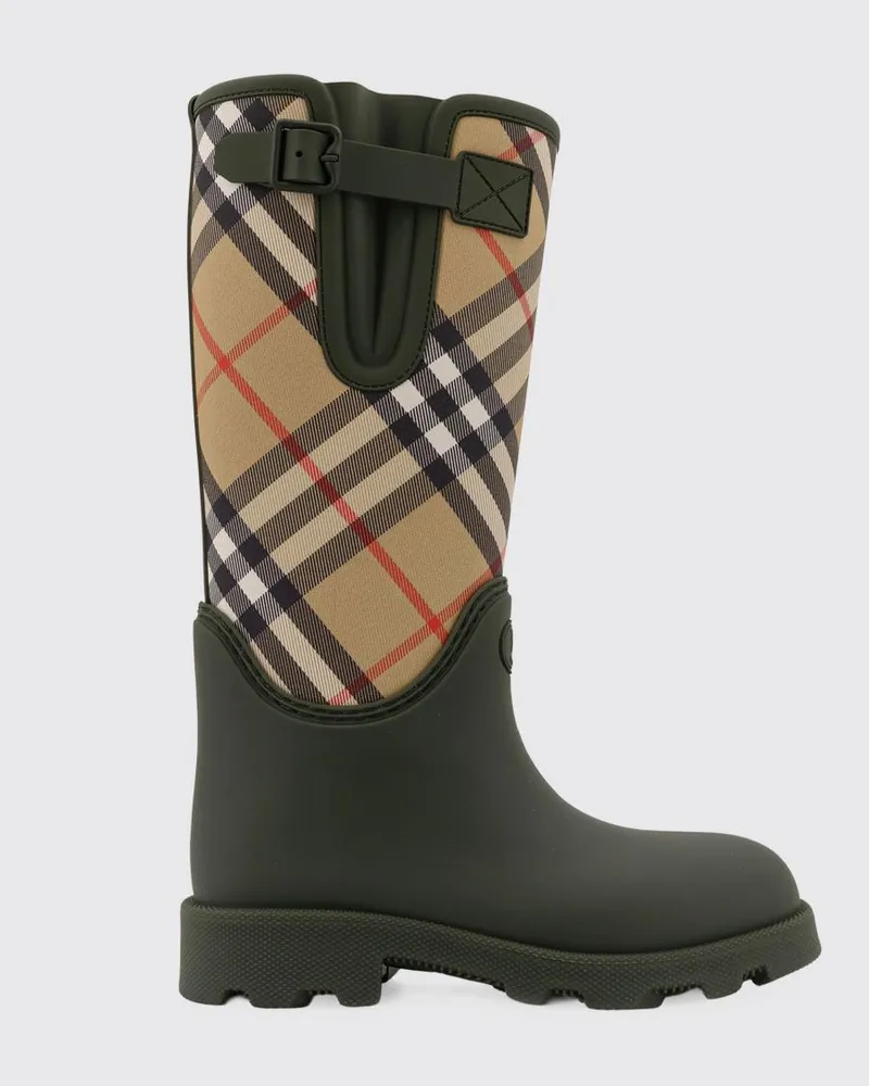 Burberry Flache stiefeletten damen Grün