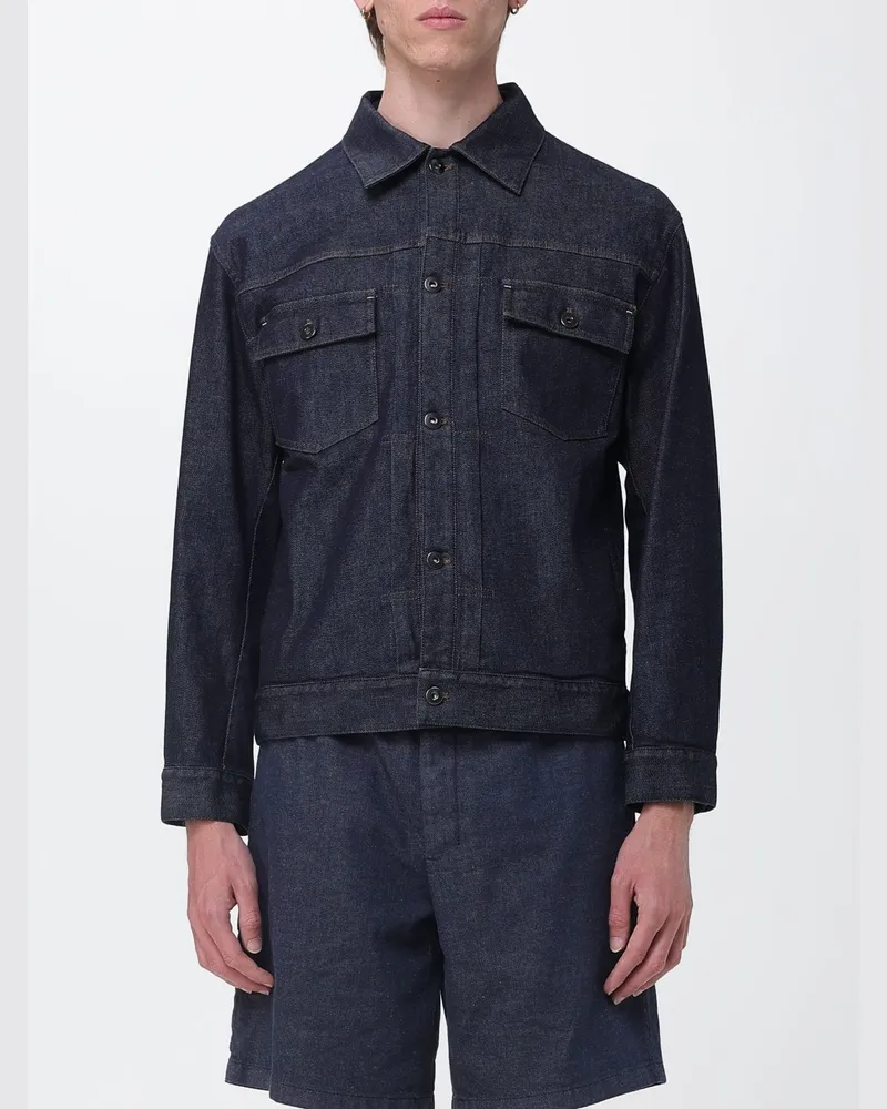 Paolo Pecora Milano Strick-Polohemd Blau