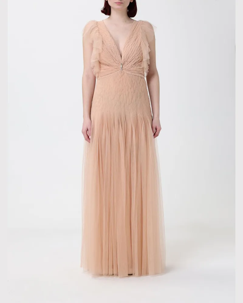 Elisabetta Franchi Kleid damen Puder