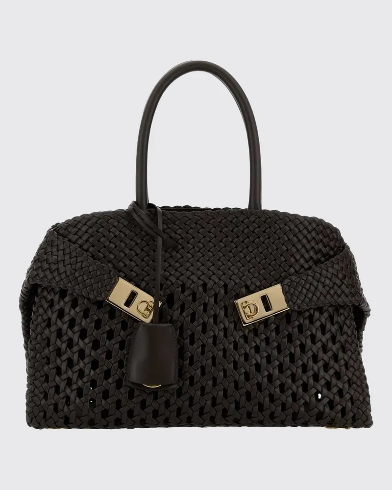 Ferragamo Schultertasche damen Dark