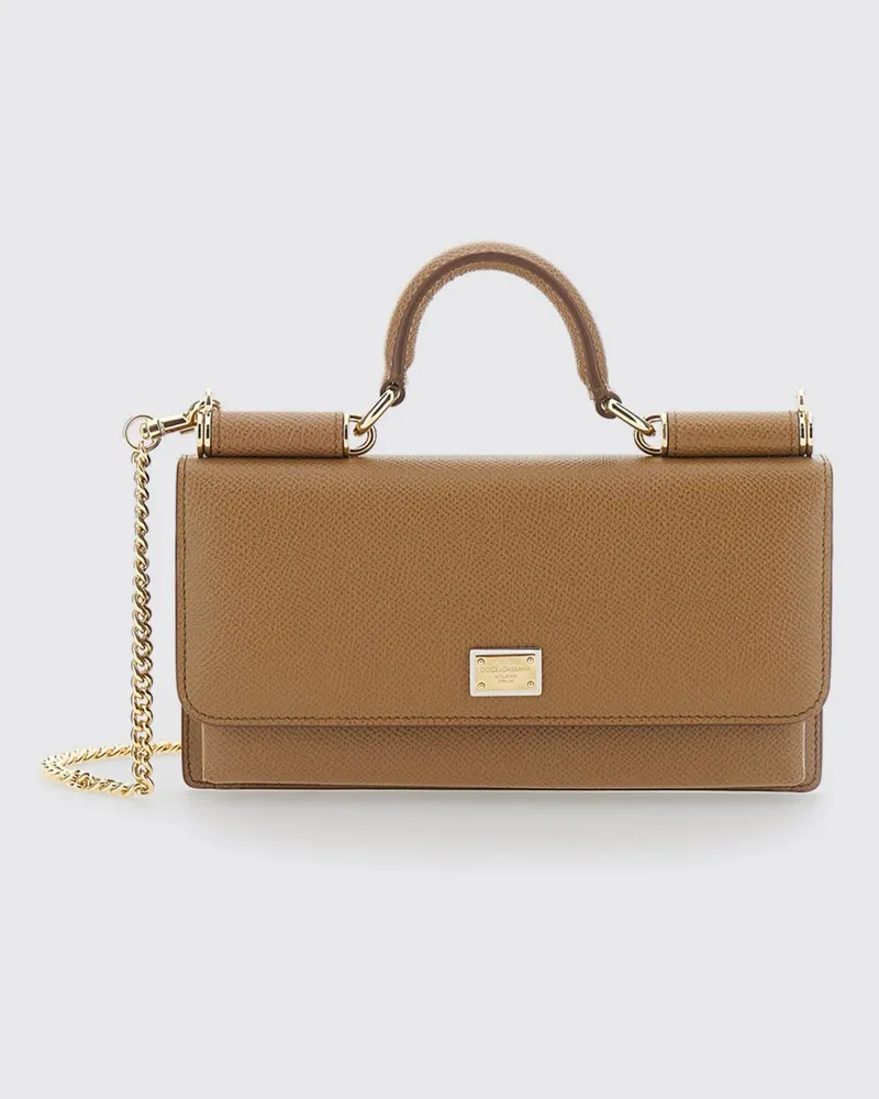 Dolce & Gabbana DOLCE  GABBANA Handtasche damen Dolce & Gabbana Camel