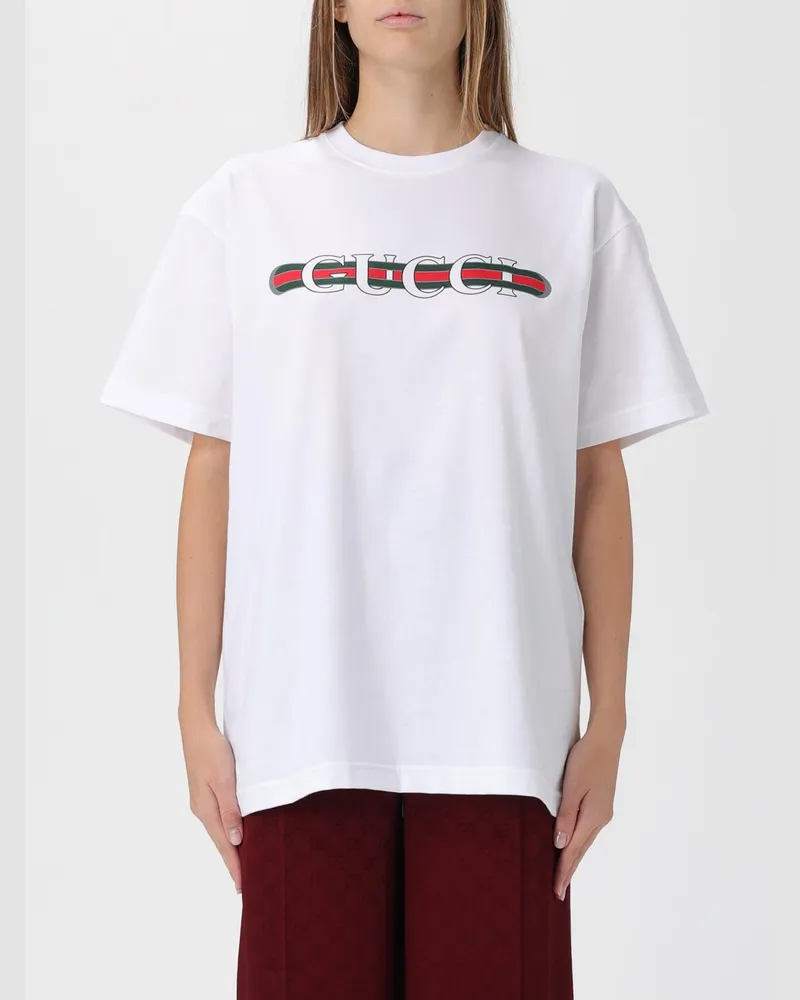 Gucci T-shirt damen Weiß