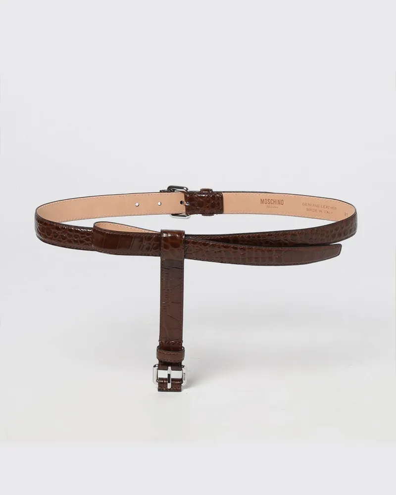 Moschino Gürtel damen Braun