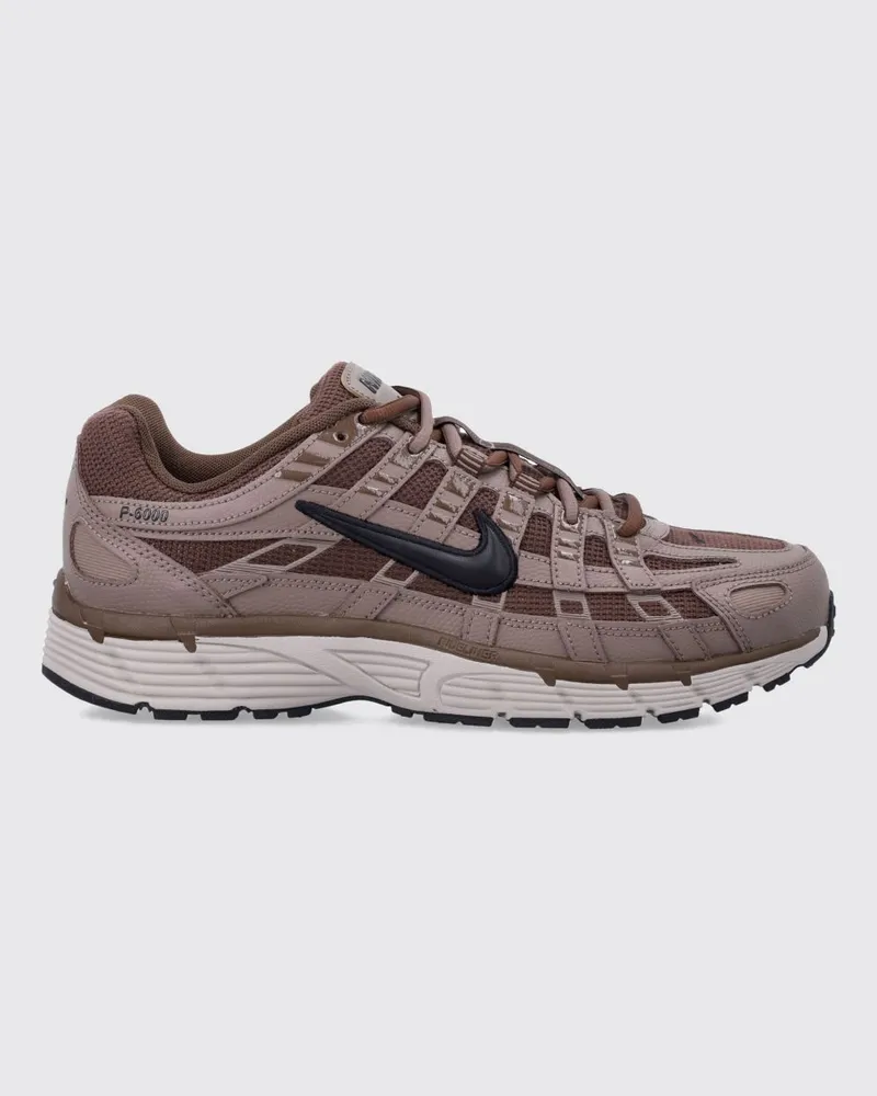 Nike P-6000 Sneaker aus Mesh und Tech-Gewebe mit gezahnter Profilsohle Braun
