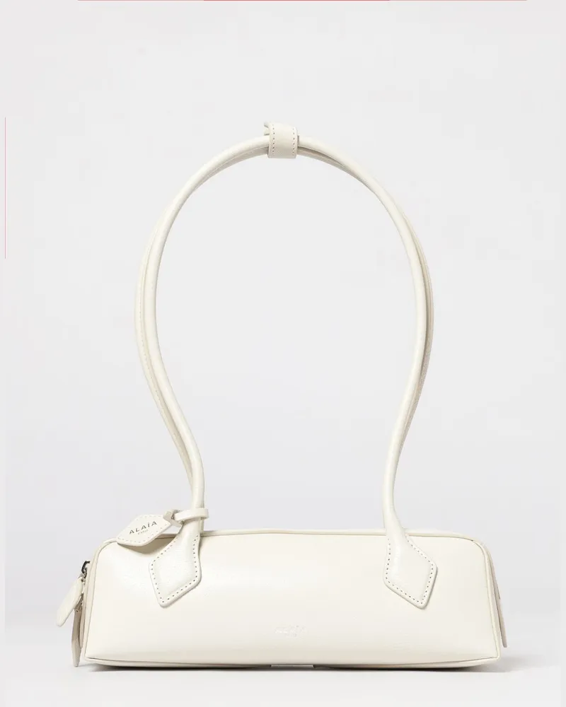 Alaïa Schultertasche damen Ivory