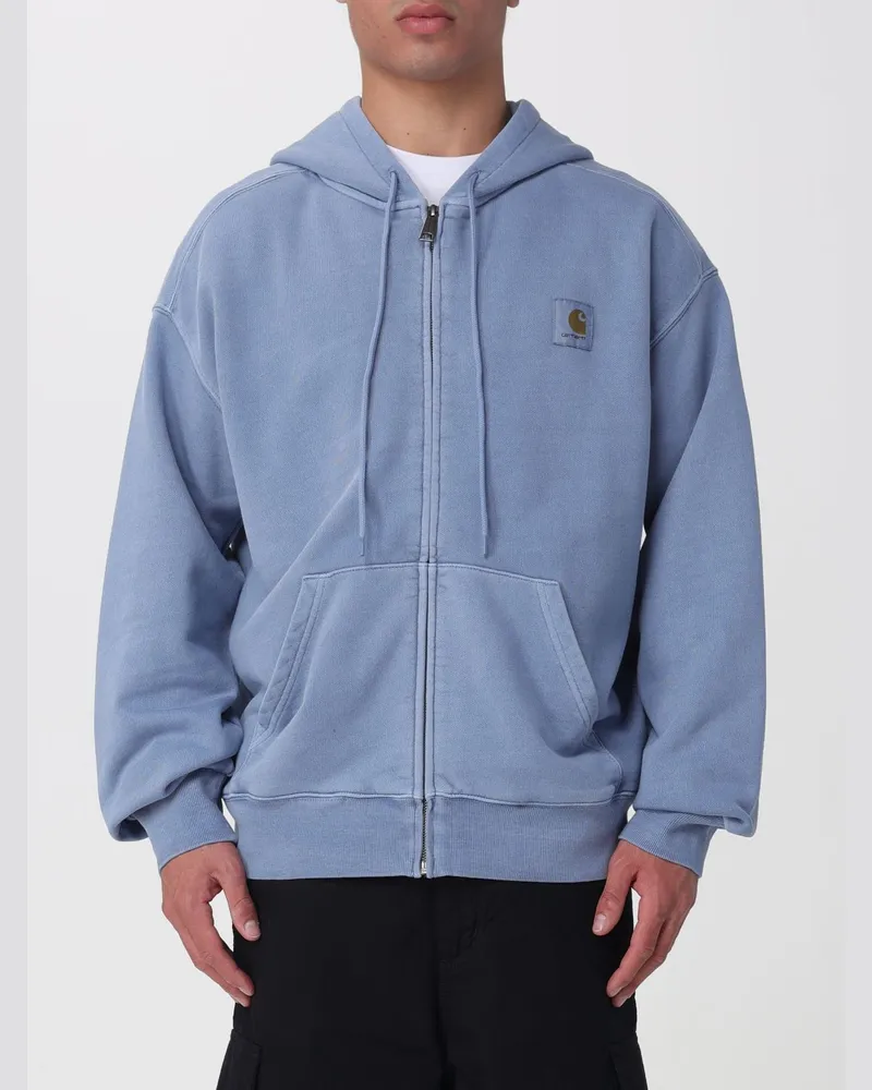 Carhartt WIP Baumwoll-T-Shirt mit Logo Blau