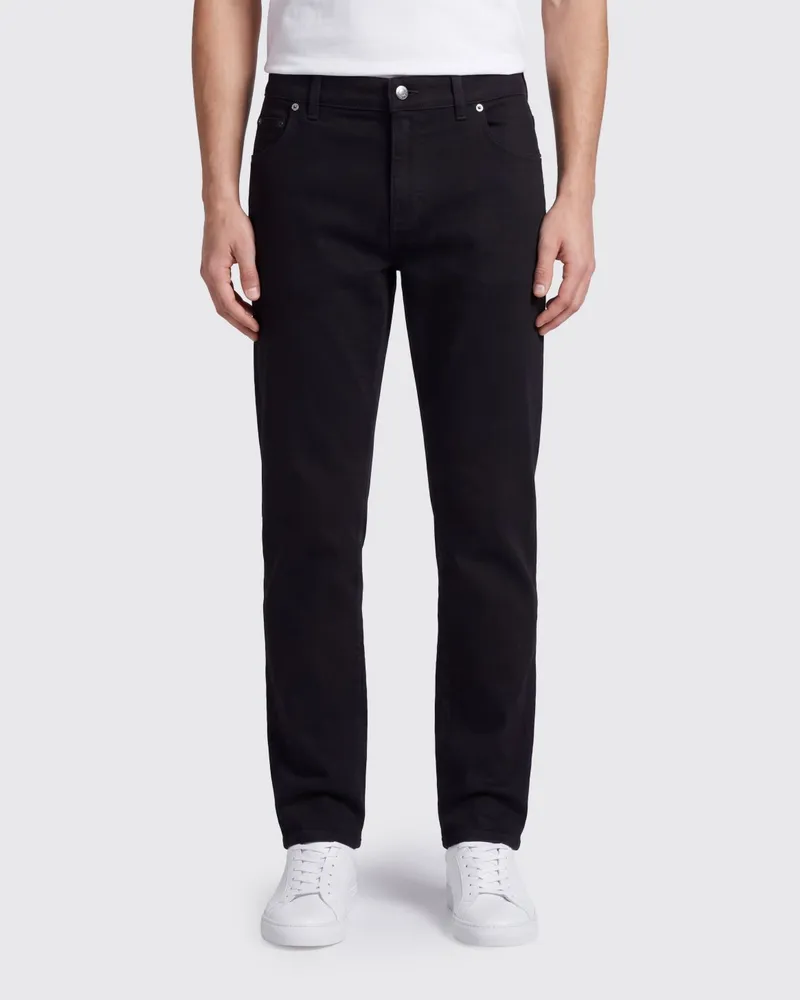 Dolce & Gabbana DOLCE  GABBANA Mittelhohe Skinny-Slim-Fit-Jeans Dolce & Gabbana aus Stretch-Denim mit Logoplakette Bunt
