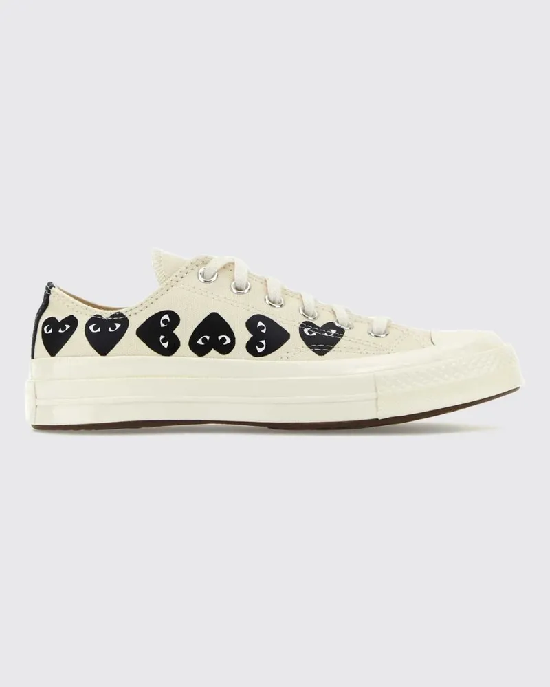 Comme des Garçons Flache Chuck 70 Canvas-Sneakers mit Logo-Print Weiß