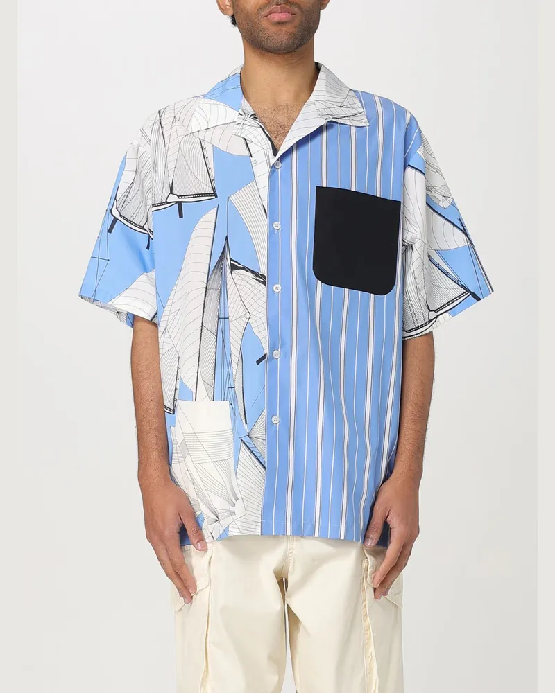 MSGM Hemd Hellblau