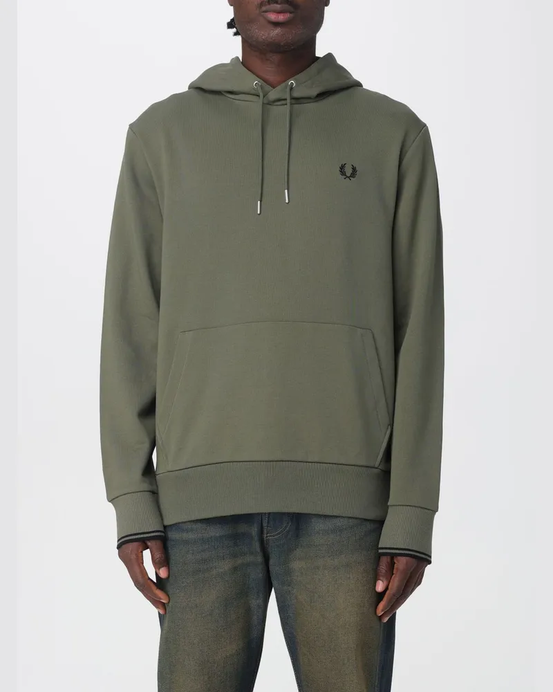 Fred Perry Sweatshirt herren Grün