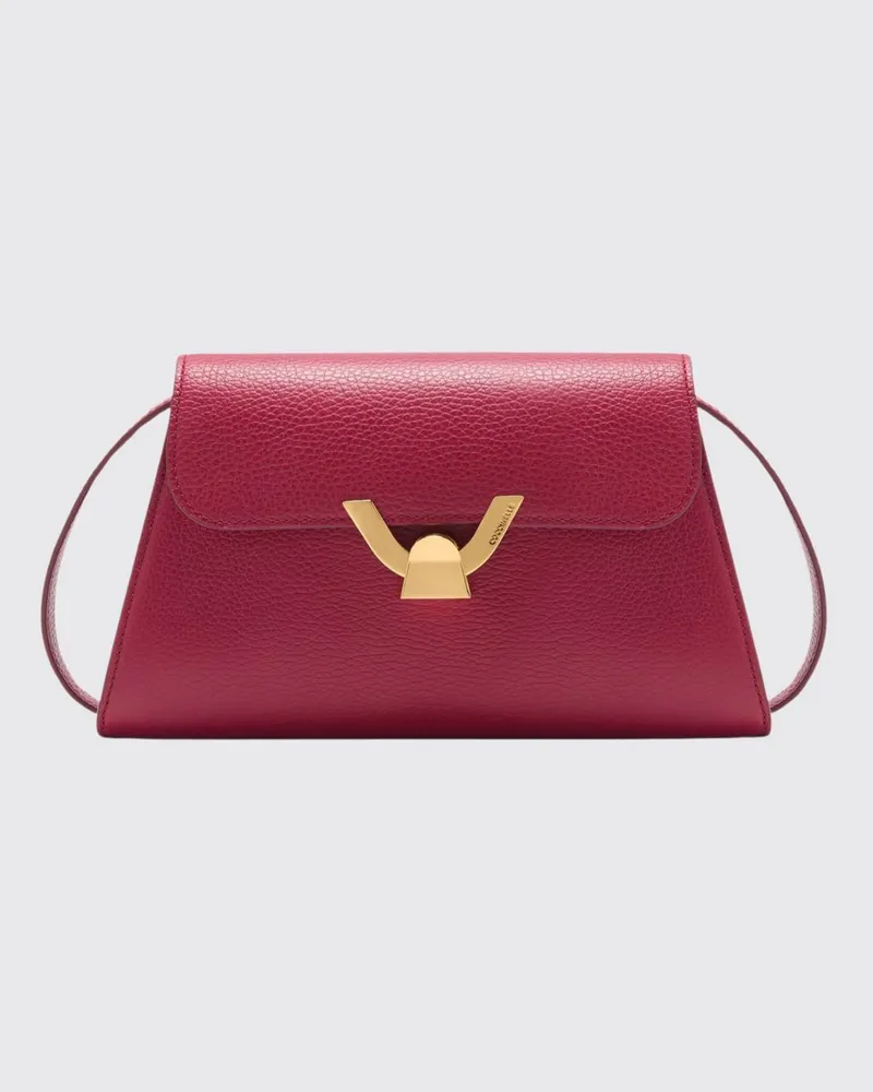 Coccinelle Schultertasche damen Weinrot
