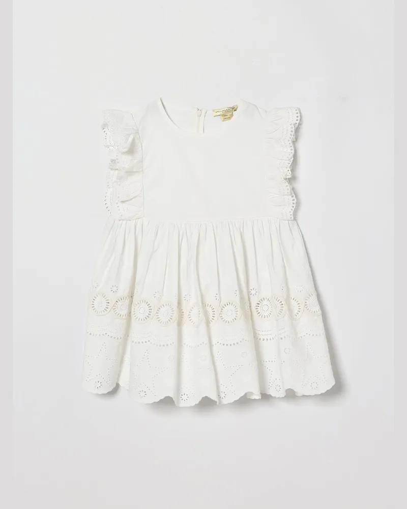 Stella McCartney Kids Baumwolltop Weiß