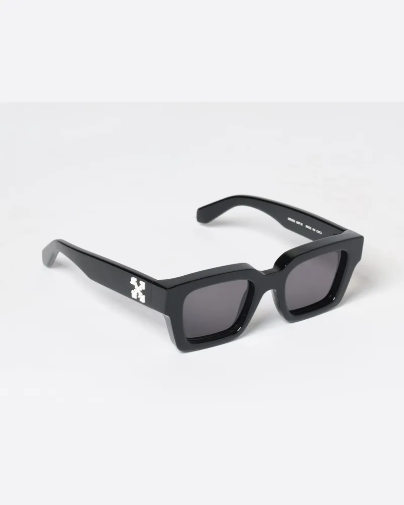 OFF-WHITE Virgil Sonnenbrille von in eckiger Form aus Acetat mit Arrow-Logo Schwarz