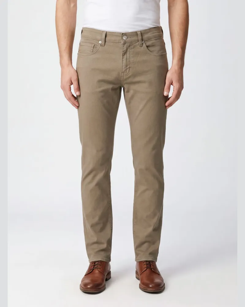 7 for all mankind Slim-Fit Five-Pocket Skinny Jeans mit mittlerer Leibhöhe Blau