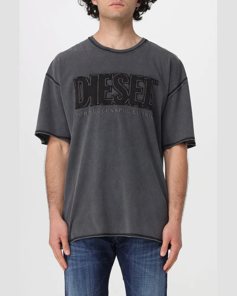 Diesel T-shirt herren Schwarz